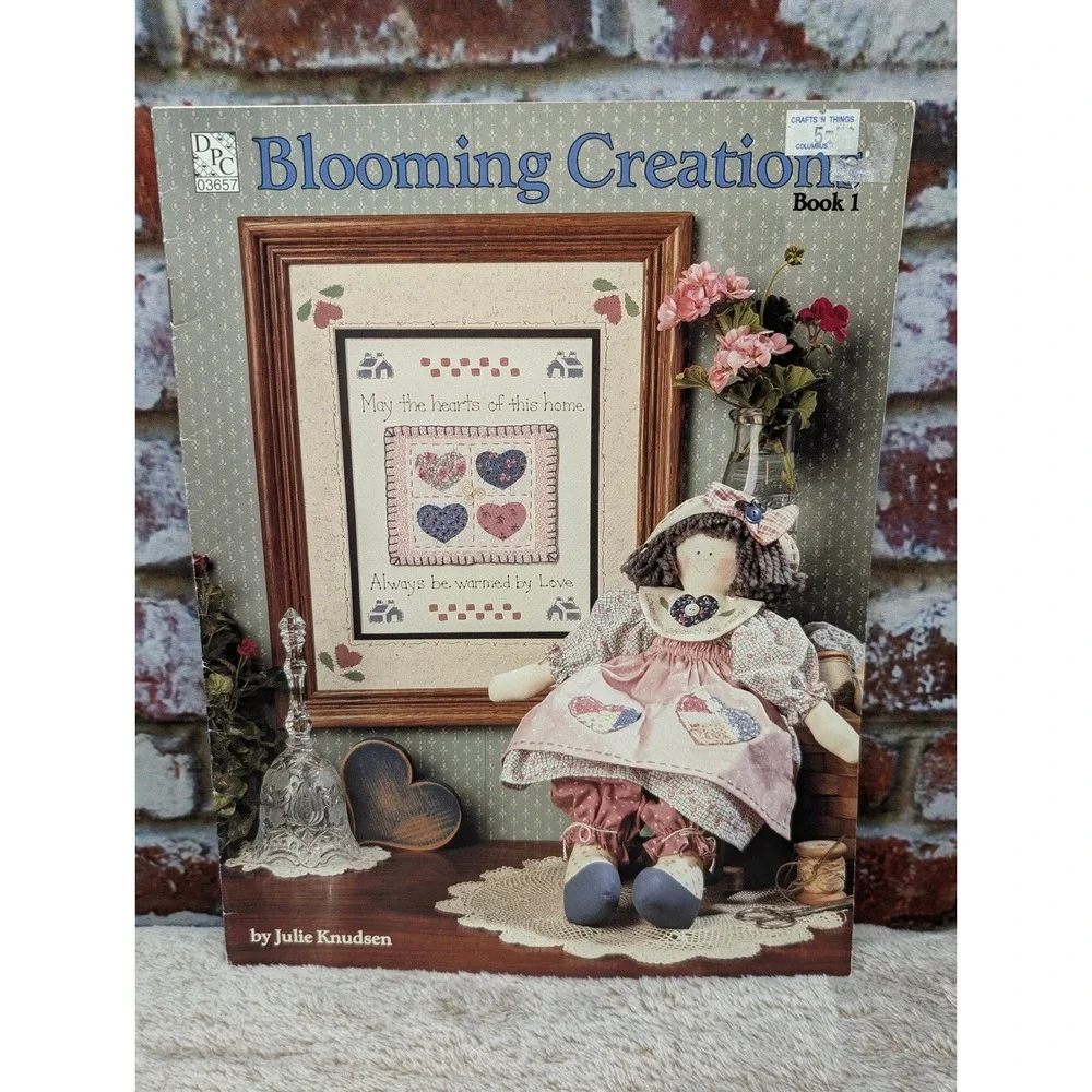 Blooming Creations Book 1 Julie Knudsen DPC 03657 Folk Art Sewing Craft Patterns